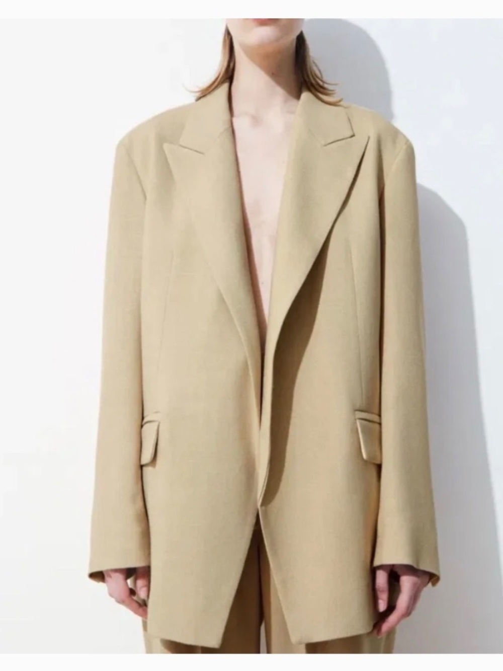 NWT COS Atelier Peak-Lapel oversized Blazer, size 2